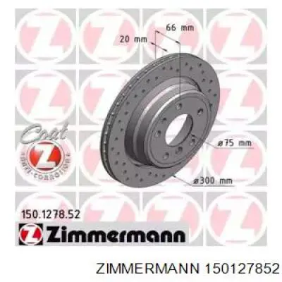 Гальмівні диски 150127852 Zimmermann