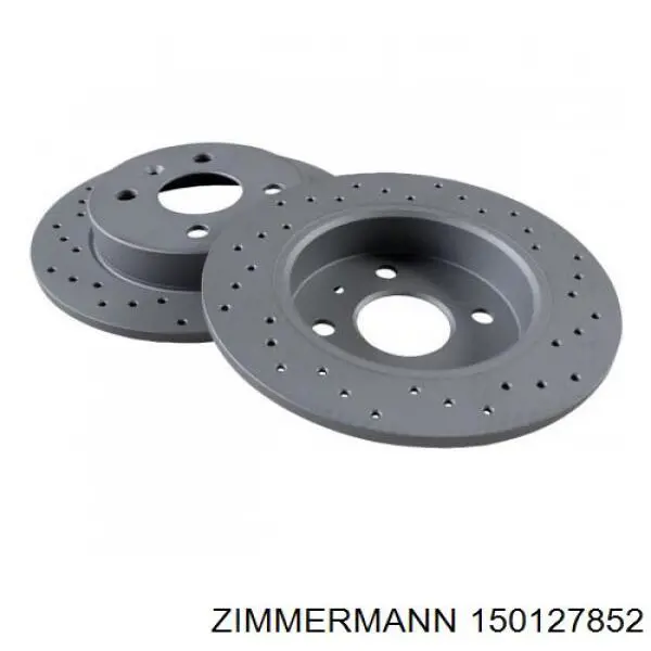 150127852 Zimmermann диск гальмівний задній