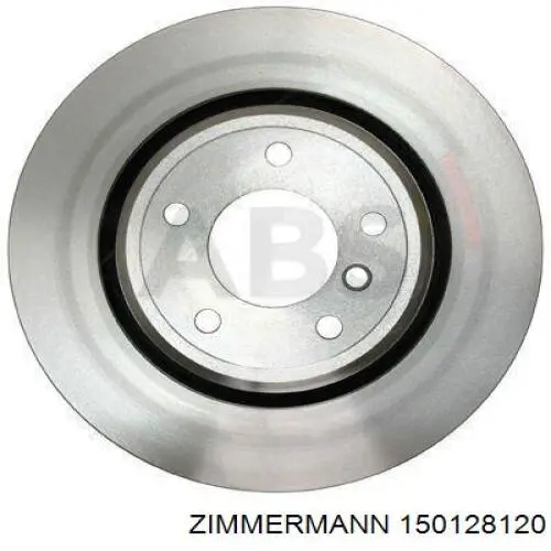 150128120 Zimmermann диск гальмівний задній