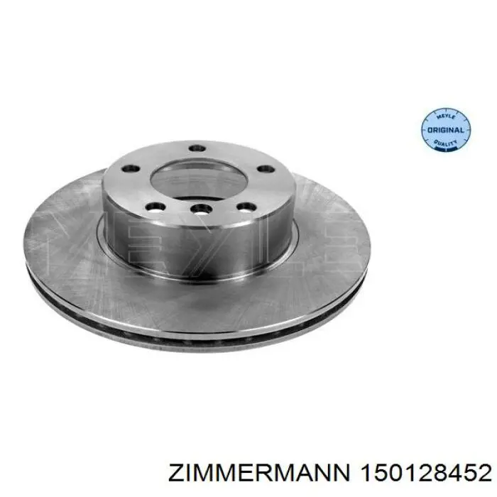 150128452 Zimmermann диск гальмівний передній