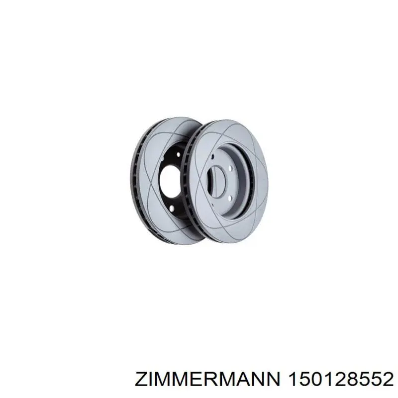 Диск гальмівний задній Zimmermann 150128552
