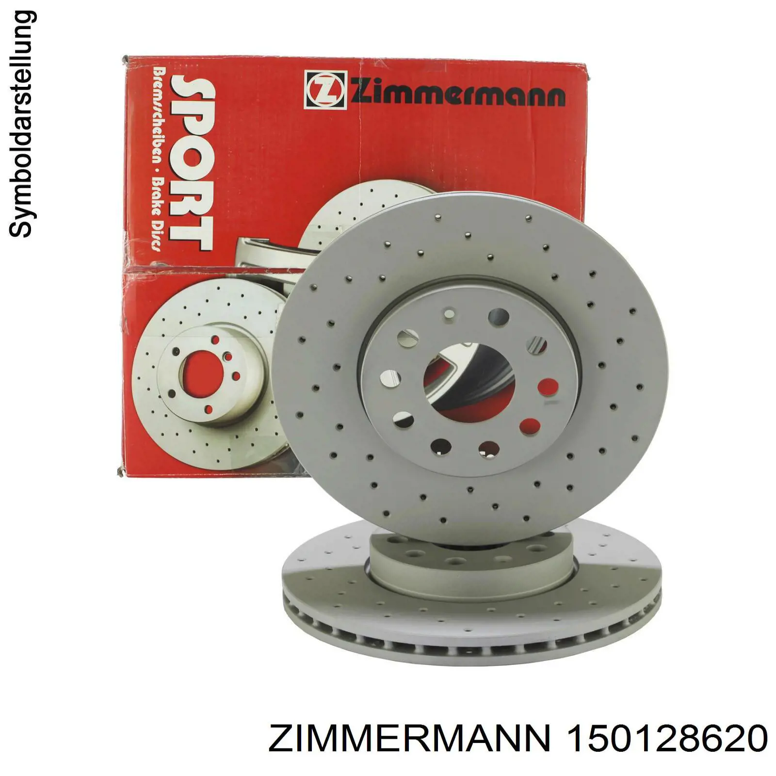 Купити 150128620 Zimmermann Диск заднього гальма