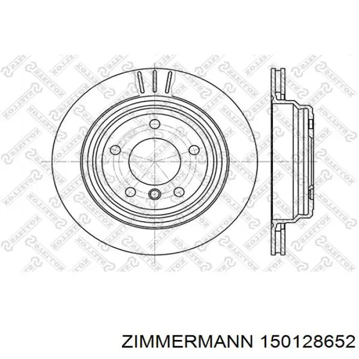 Гальмівні диски 150128652 Zimmermann