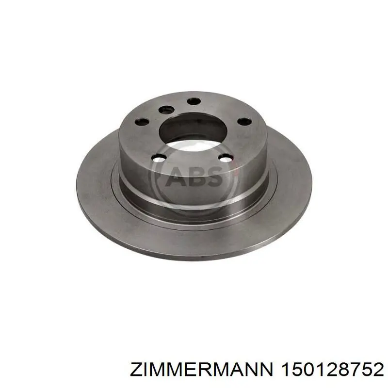 Диск гальмівний задній Zimmermann 150128752