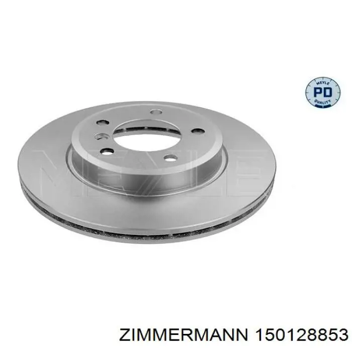 Диск переднього гальма Zimmermann 150128853 ціна, від 48.94 USD
