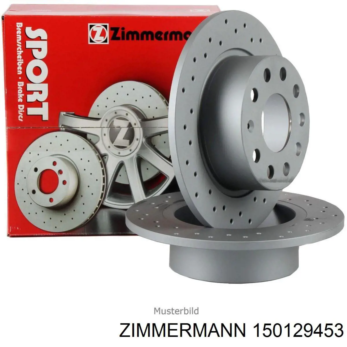 150129453 Zimmermann Гальмо дискове переднє