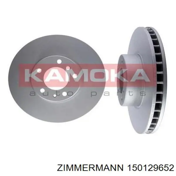 Диск гальмівний передній Zimmermann 150129652