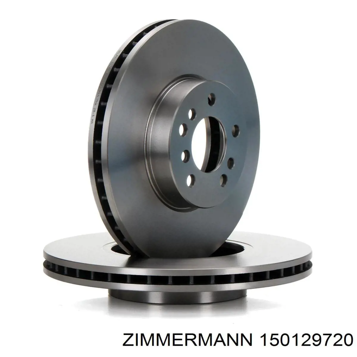 Диск переднього гальма Zimmermann 150129720 ціна, від 72.18 USD