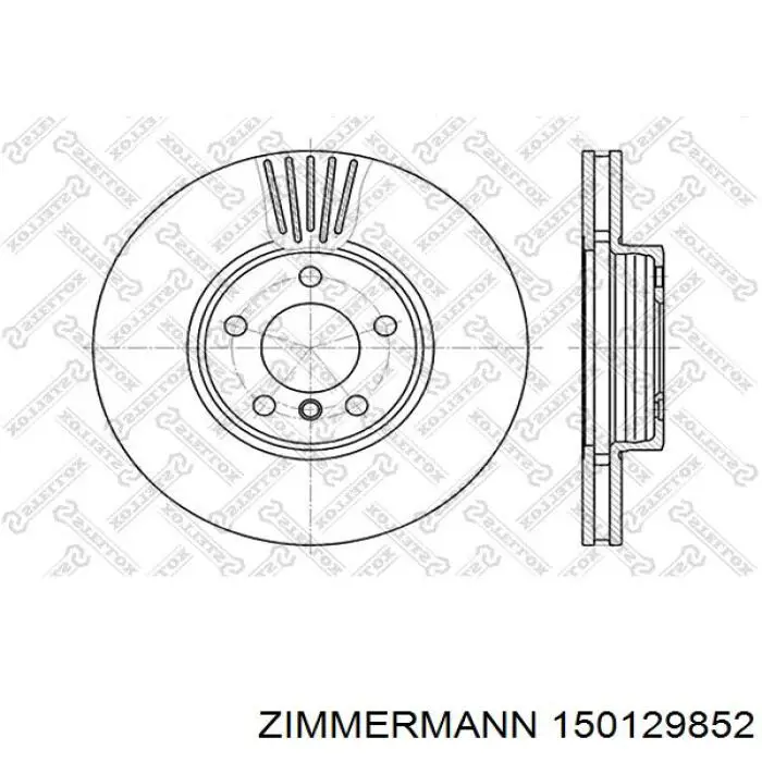 Купити 150129852 Zimmermann Ротор гальмівний