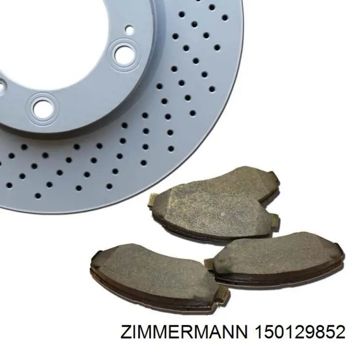Диск переднього гальма Zimmermann 150129852 ціна, від 78.29 USD