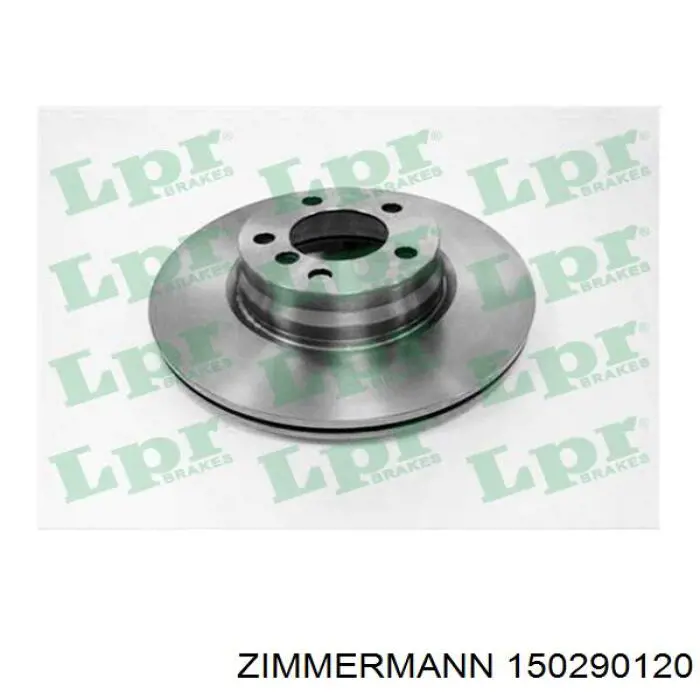 150290120 Zimmermann Гальмо дискове переднє