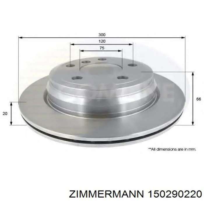Гальмівні диски 150290220 Zimmermann