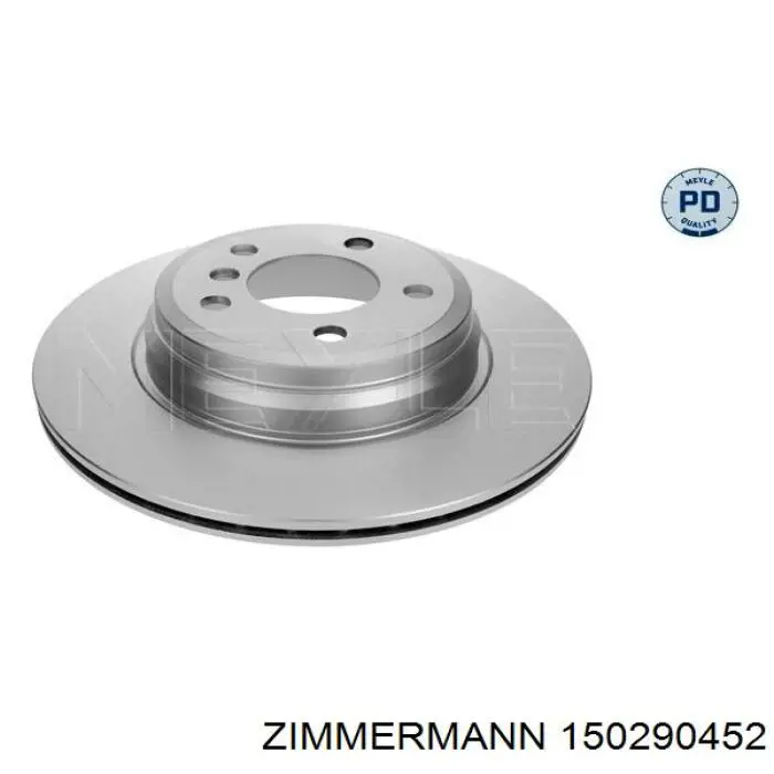 150290452 Zimmermann диск гальмівний задній