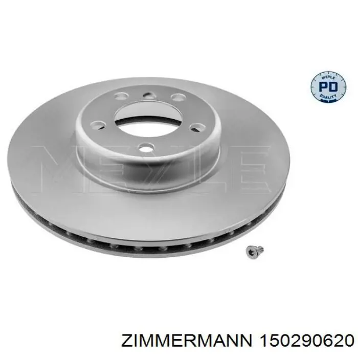 Диск гальмівний передній Zimmermann 150290620