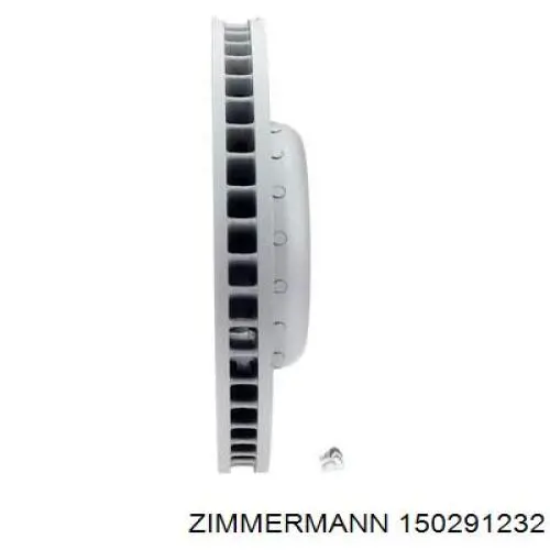 Диск переднього гальма Zimmermann 150291232 ціна, від 197.76 USD
