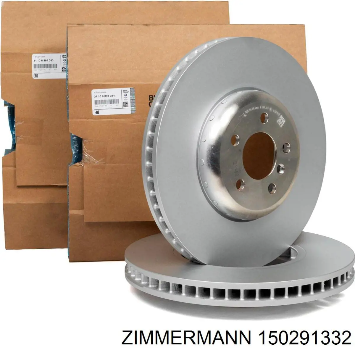 Диск гальмівний передній Zimmermann 150291332