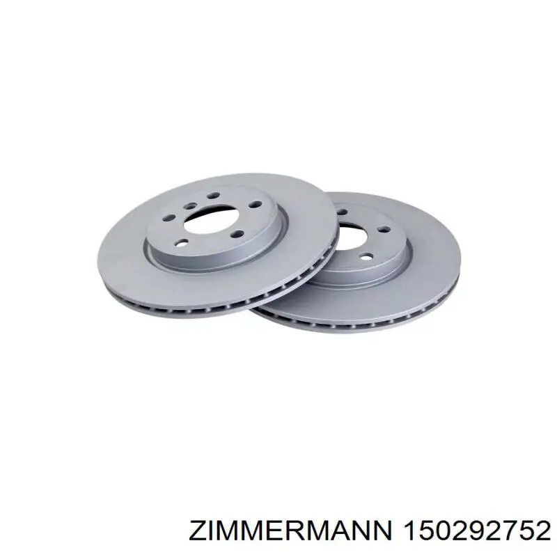 150292752 Zimmermann Гальмо дискове переднє