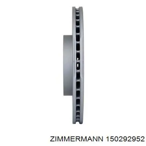 Диск гальмівний передній Zimmermann 150292952