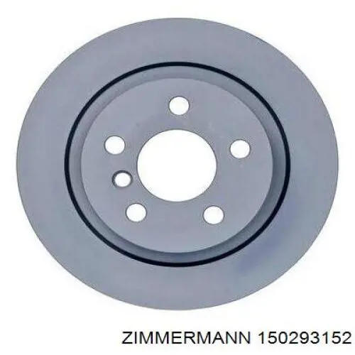 Диск гальмівний задній Zimmermann 150293152