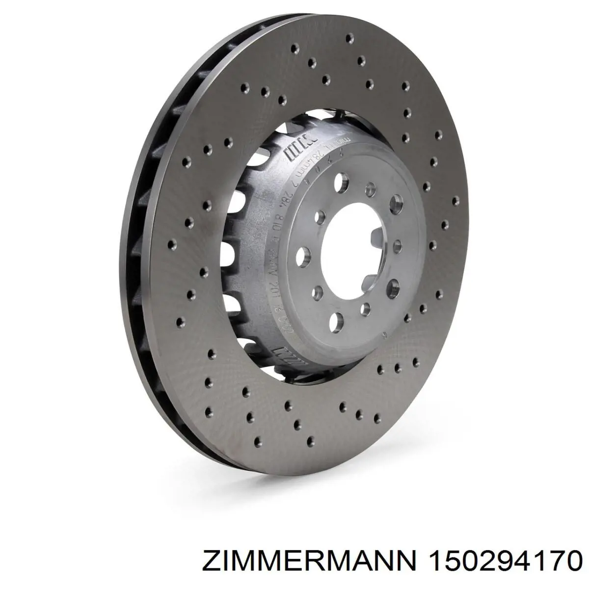 Диск переднього гальма Zimmermann 150294170 ціна, від 345.61 USD