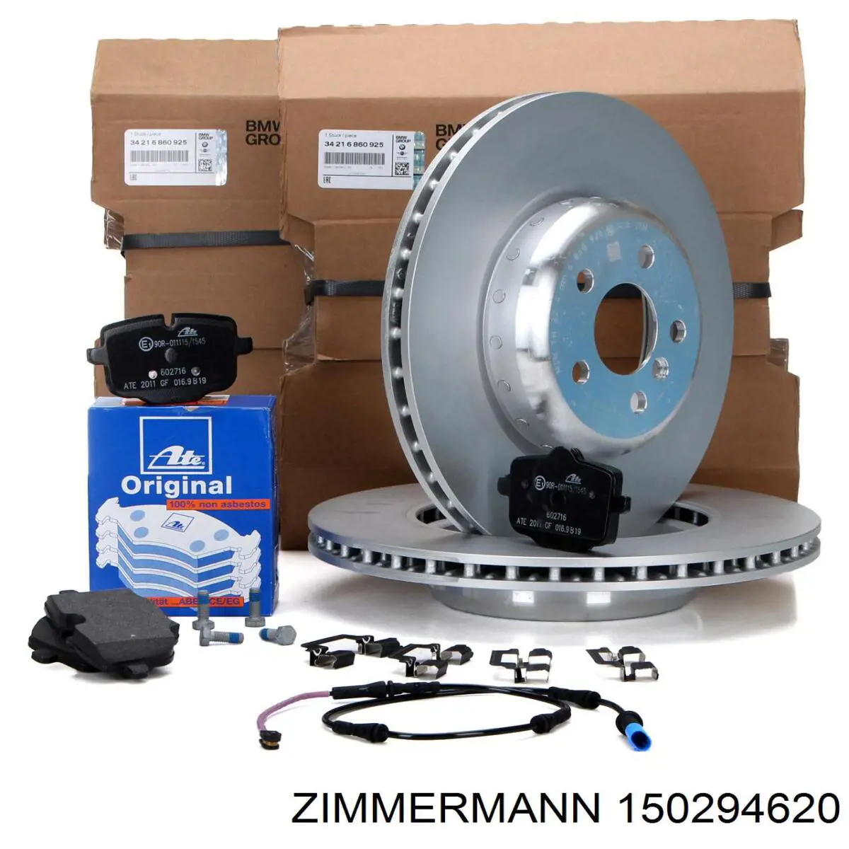 Задні дискові гальма Zimmermann 150294620 ціна, від 104.20 USD