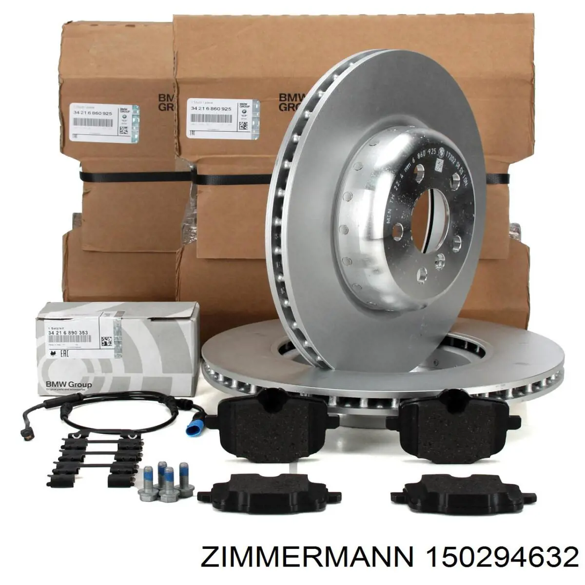 Купити 150294632 Zimmermann Диск заднього гальма