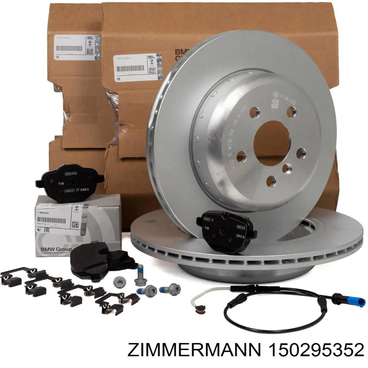 Купити 150295352 Zimmermann Диск заднього гальма