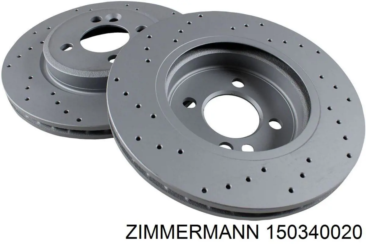 Диск гальмівний передній Zimmermann 150340020