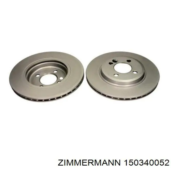 Диск переднього гальма Zimmermann 150340052 ціна, від 29.62 USD