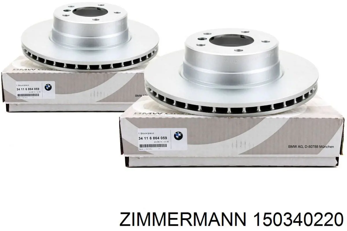 Купити 150340220 Zimmermann Ротор гальмівний
