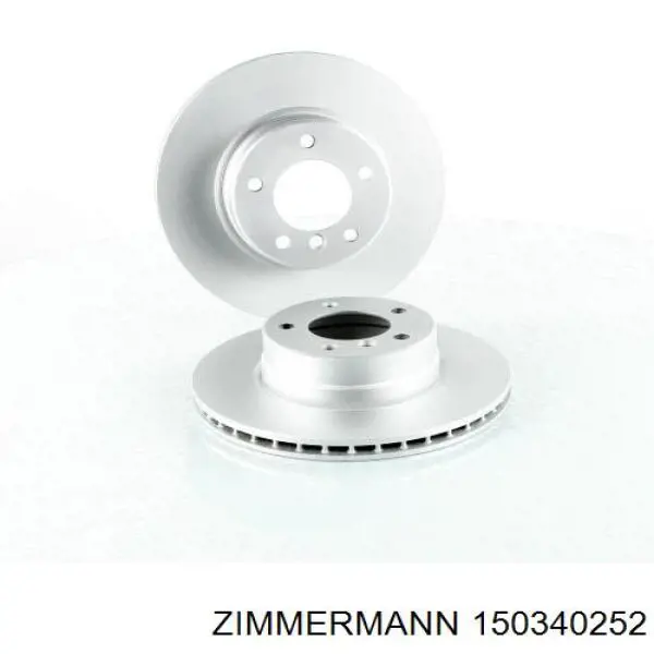 Диск переднього гальма Zimmermann 150340252 ціна, від 77.34 USD