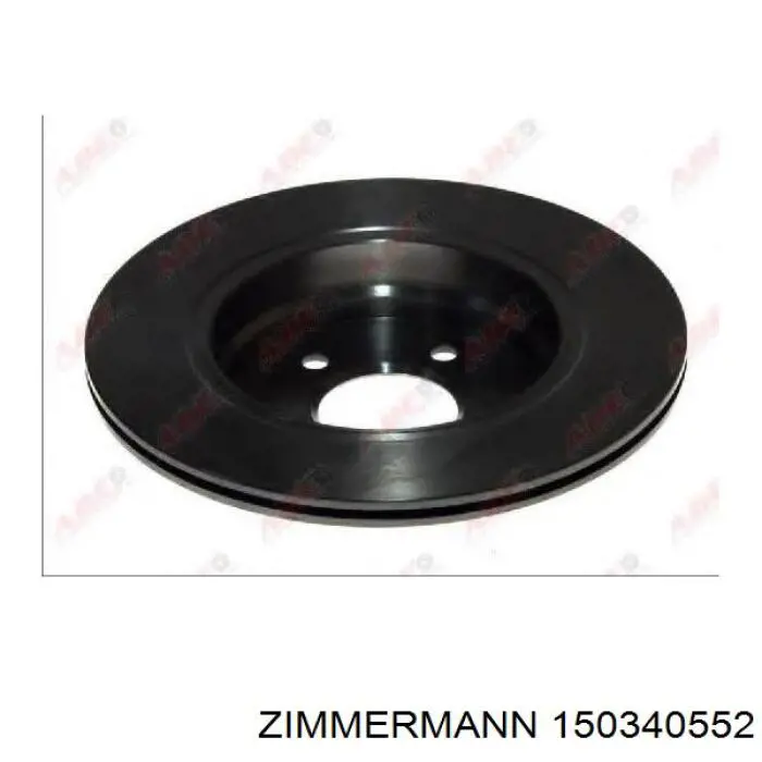 Задні дискові гальма Zimmermann 150340552 ціна, від 70.55 USD