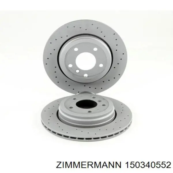 150340552 Zimmermann диск гальмівний задній