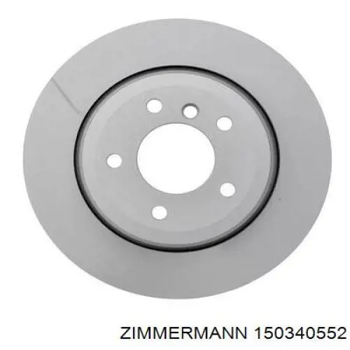 Диск гальмівний задній Zimmermann 150340552