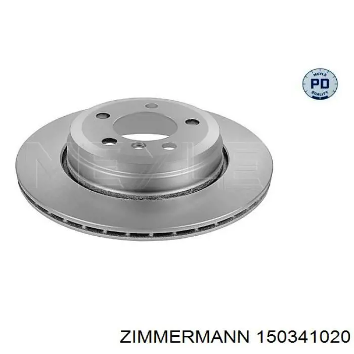 Диск гальмівний задній Zimmermann 150341020