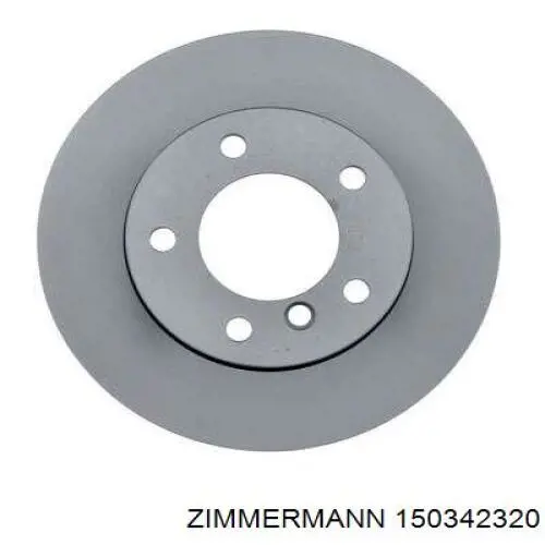 Диск переднього гальма Zimmermann 150342320 ціна, від 49.10 USD
