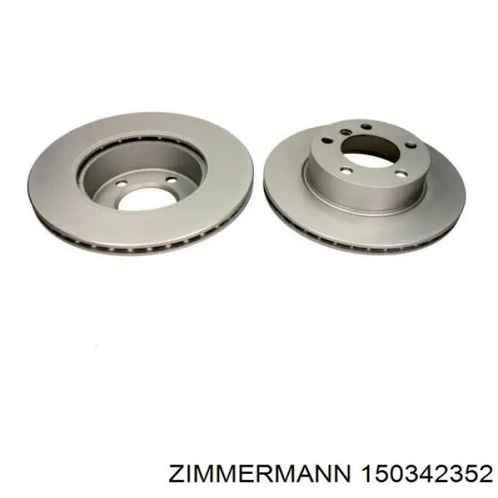150342352 Zimmermann Гальмо дискове переднє