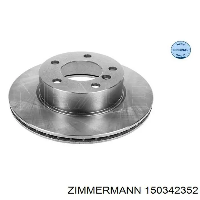 150342352 Zimmermann диск гальмівний передній