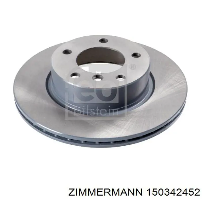 Диск гальмівний передній Zimmermann 150342452