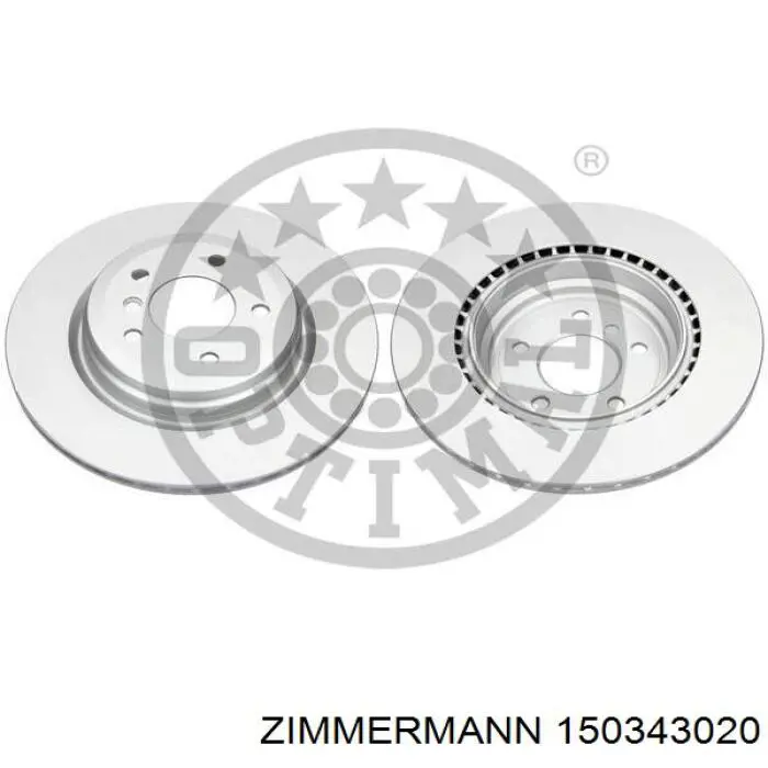 Гальмівні диски 150343020 Zimmermann