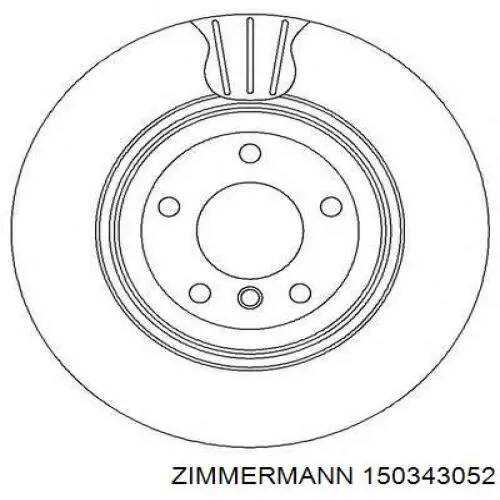 150343052 Zimmermann Дискові гальма