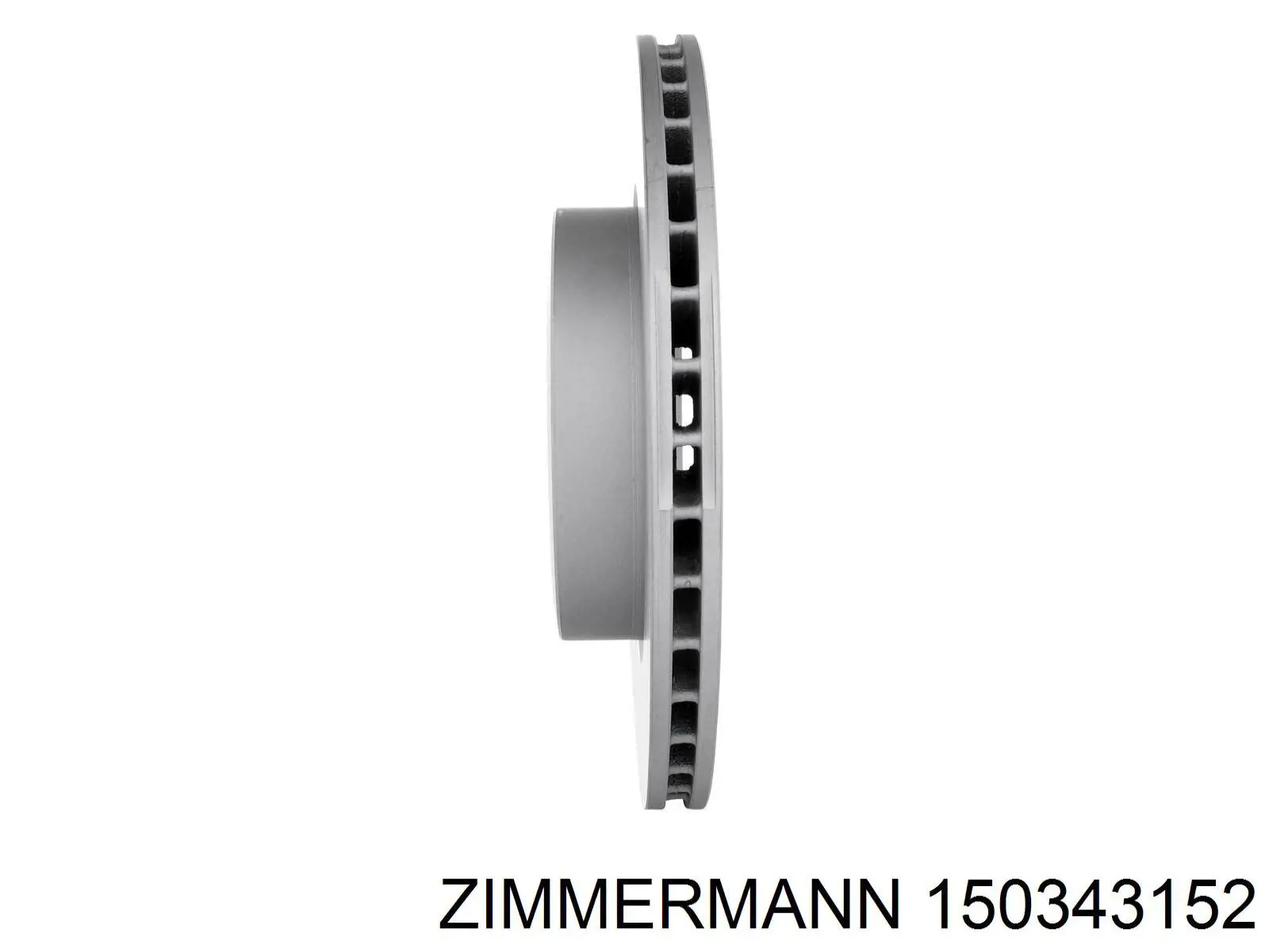 Диск переднього гальма Zimmermann 150343152 ціна, від 69.60 USD