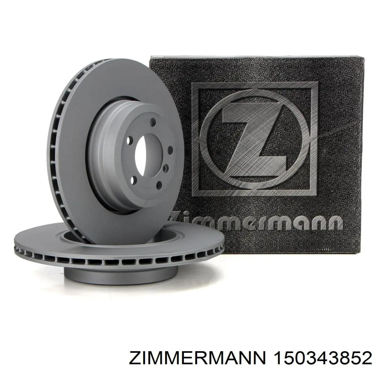 Диск гальмівний задній Zimmermann 150343852