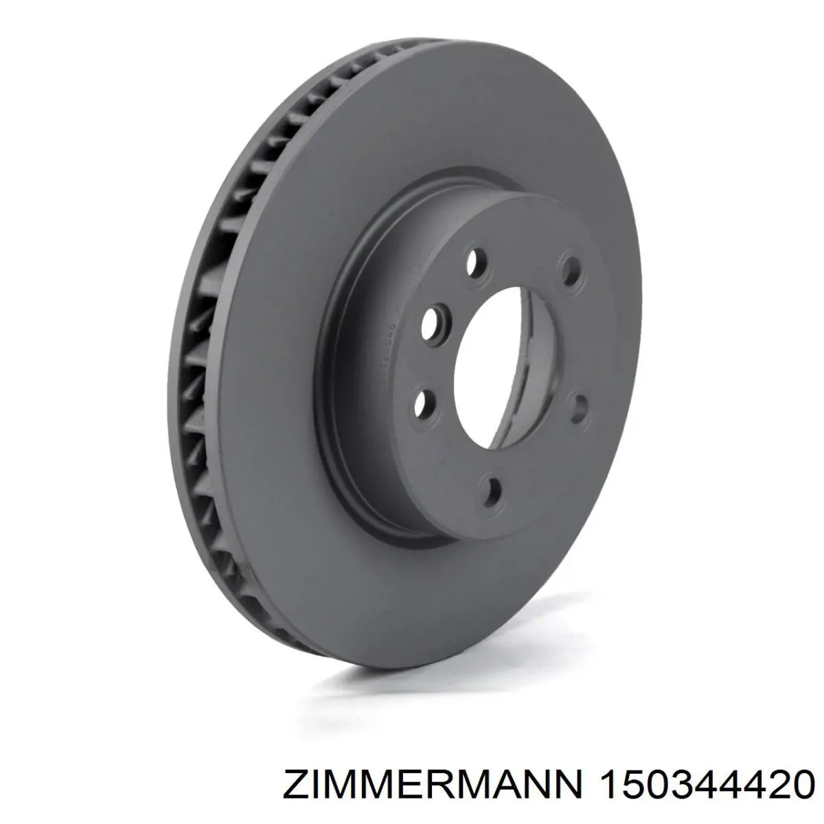 Диск гальмівний передній Zimmermann 150344420