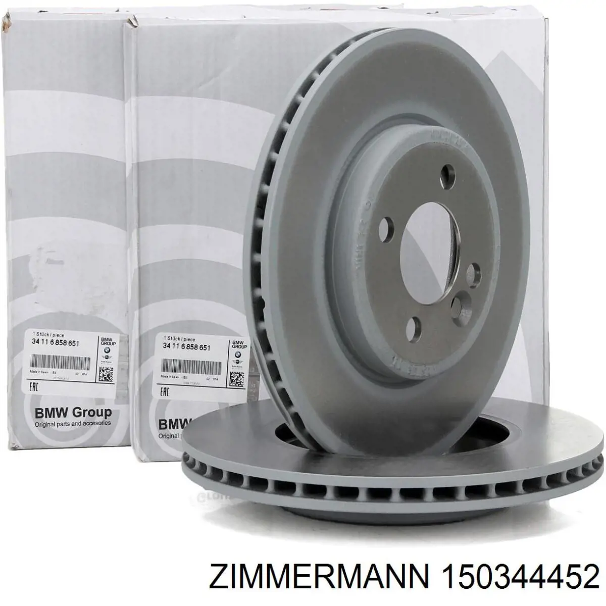 Купити 150344452 Zimmermann Ротор гальмівний