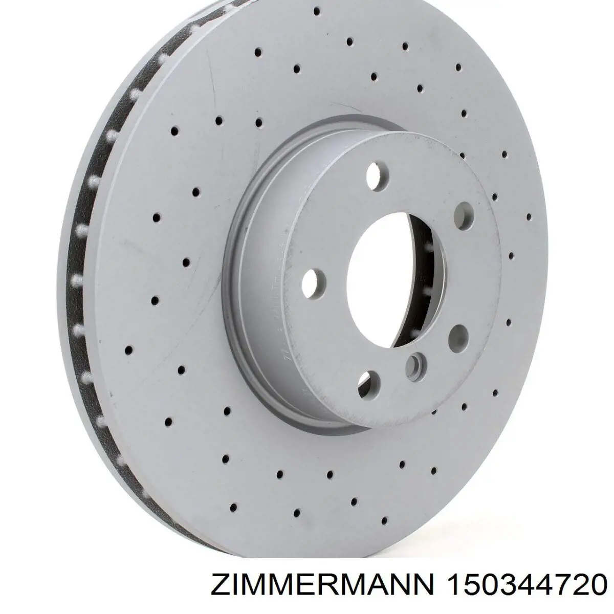 Диск переднього гальма Zimmermann 150344720 ціна, від 106.54 USD