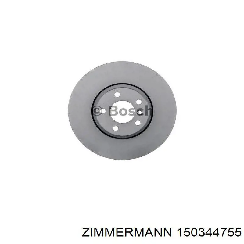 Диск переднього гальма Zimmermann 150344755 ціна, від 125.31 USD