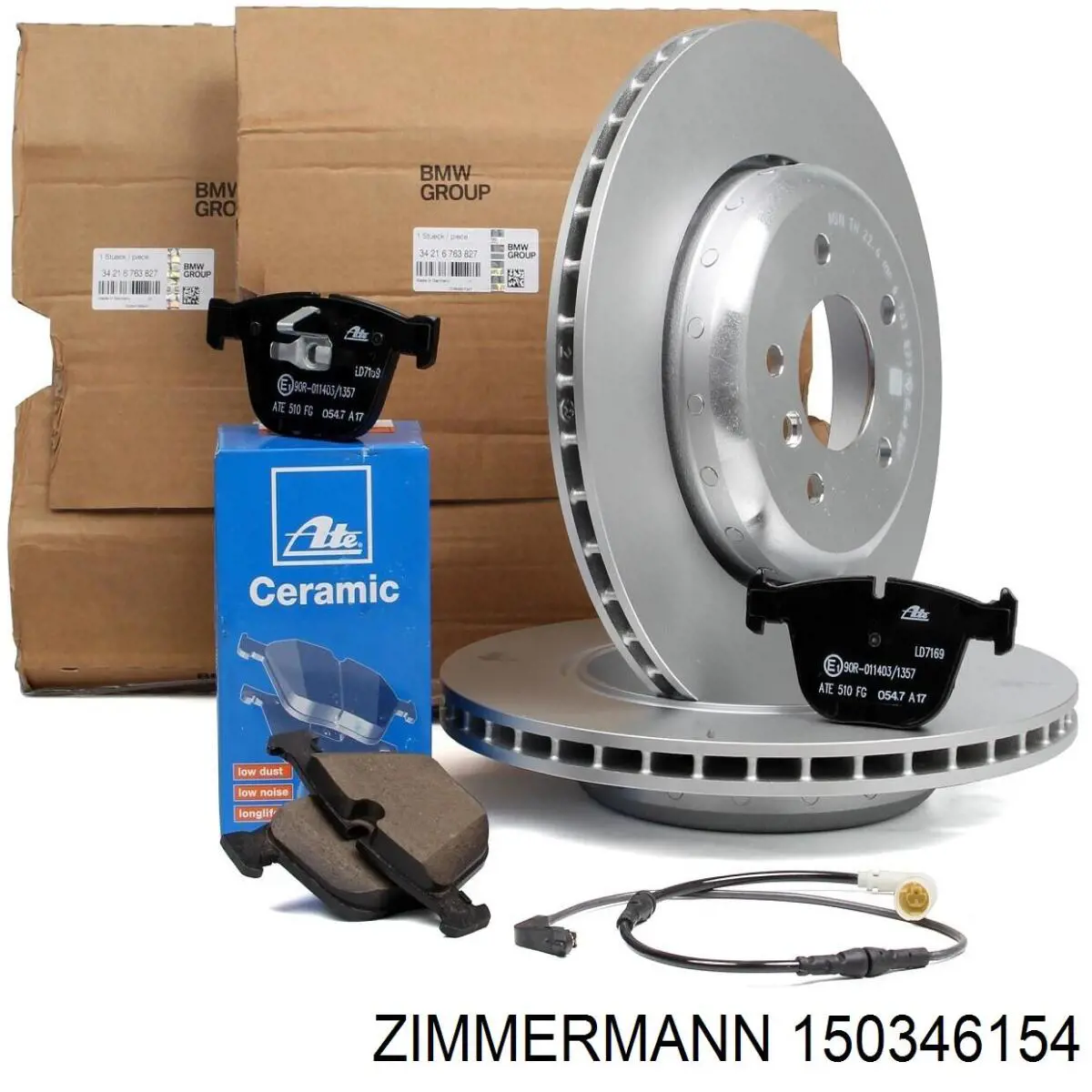 Купити 150346154 Zimmermann Диск заднього гальма