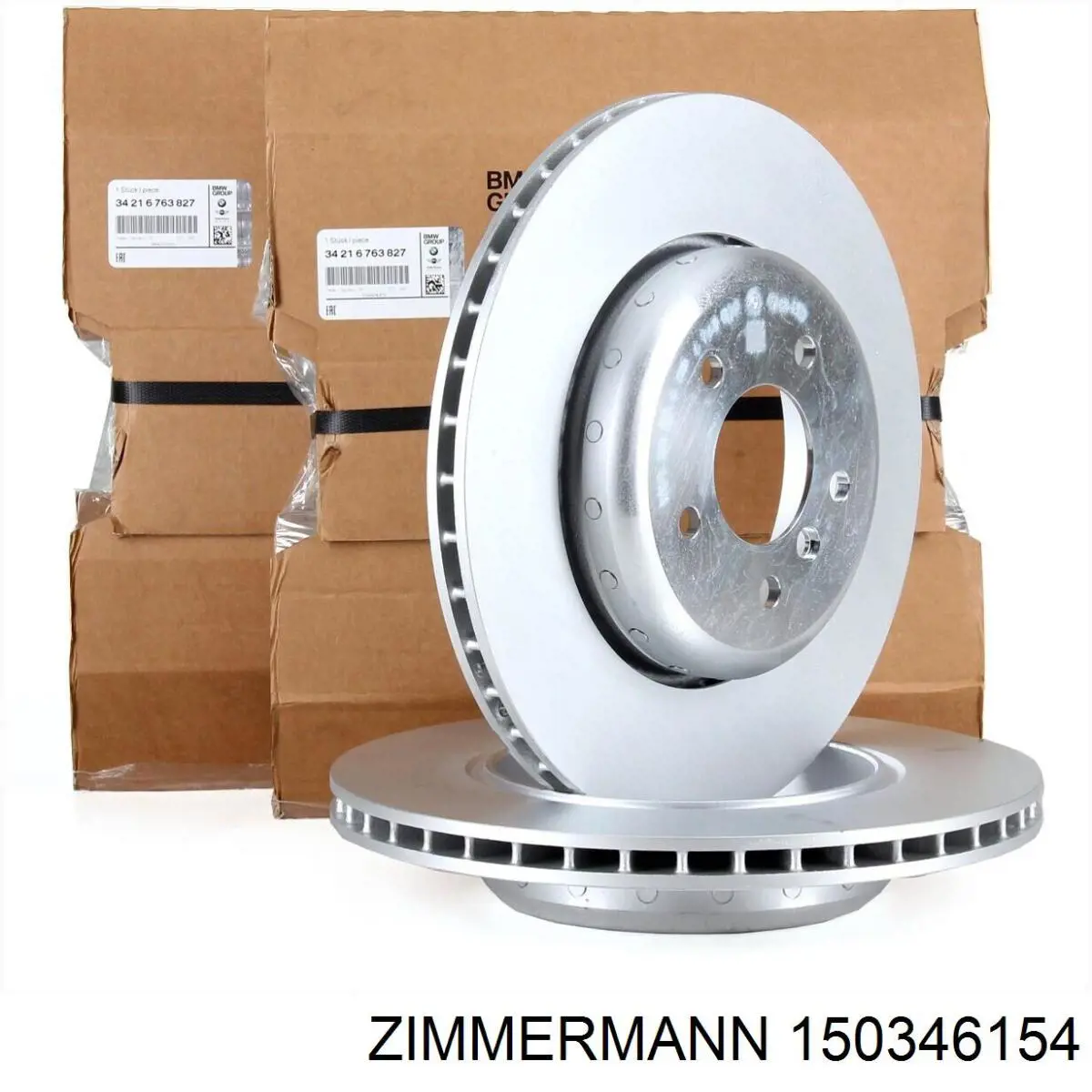 Задні дискові гальма Zimmermann 150346154 ціна, від 82.91 USD