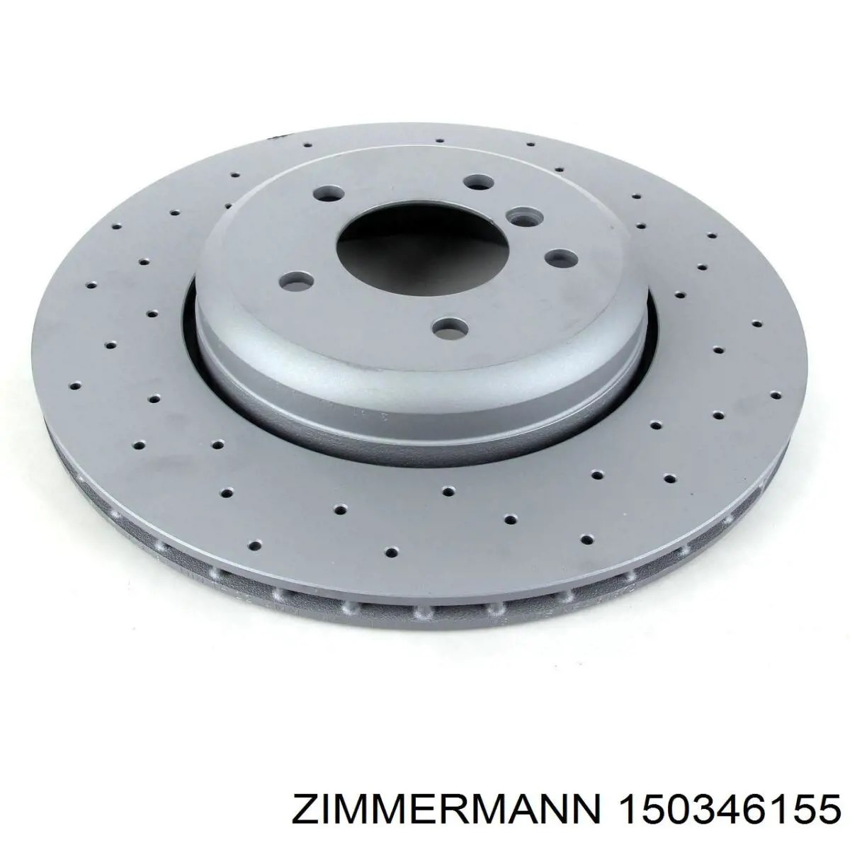 Диск гальмівний задній Zimmermann 150346155